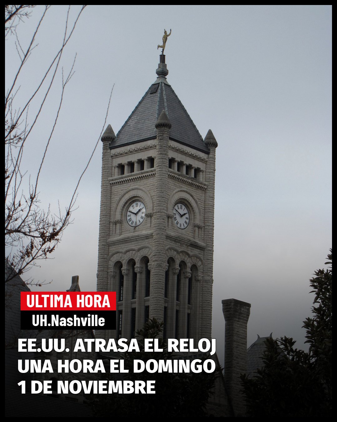 FIN DEL HORARIO DE VERANO: EE.UU. ATRASA EL RELOJ UNA HORA EL DOMINGO 01/11/2026